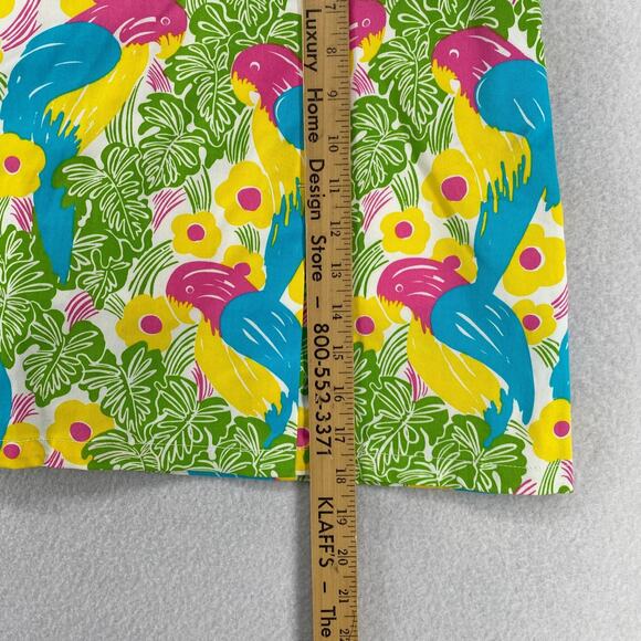 LILLY PULITZER Skirt 12 Parrot Bird Floral Skort Golf Tennis Stretch Cotton - Picture 13 of 14